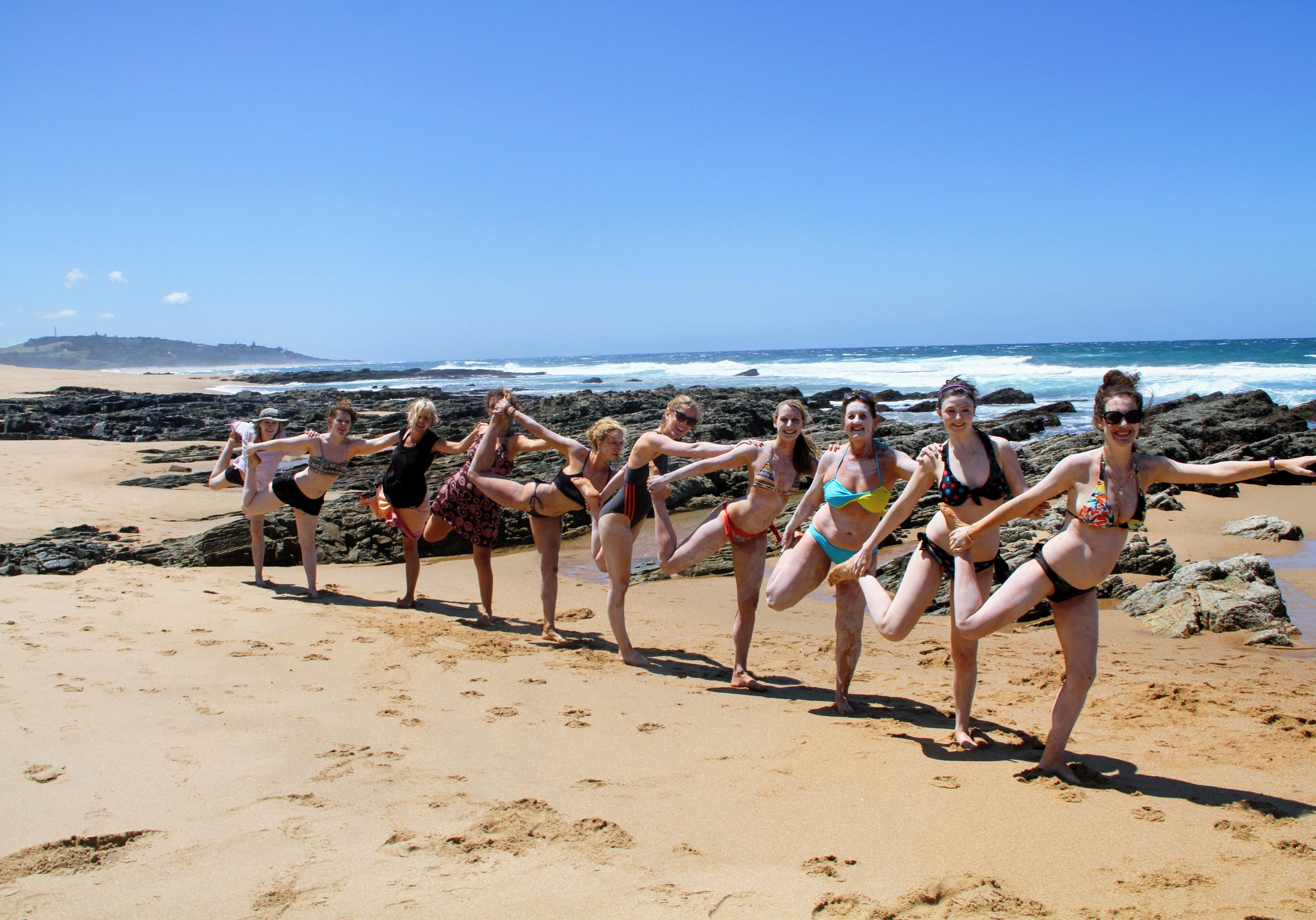 yoga teacher training beach yoga yoga girls on the beach 200 hours ttc